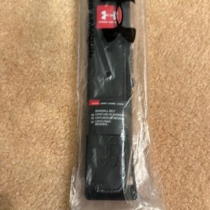 Men's UA Baseball Belt- Boys- Black